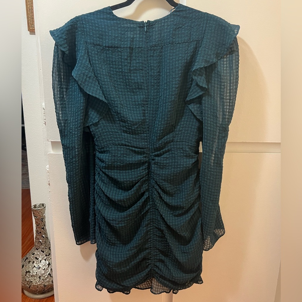 Endless Rose from Express Teal Long Sleeve Dress - Picture 4 of 7
